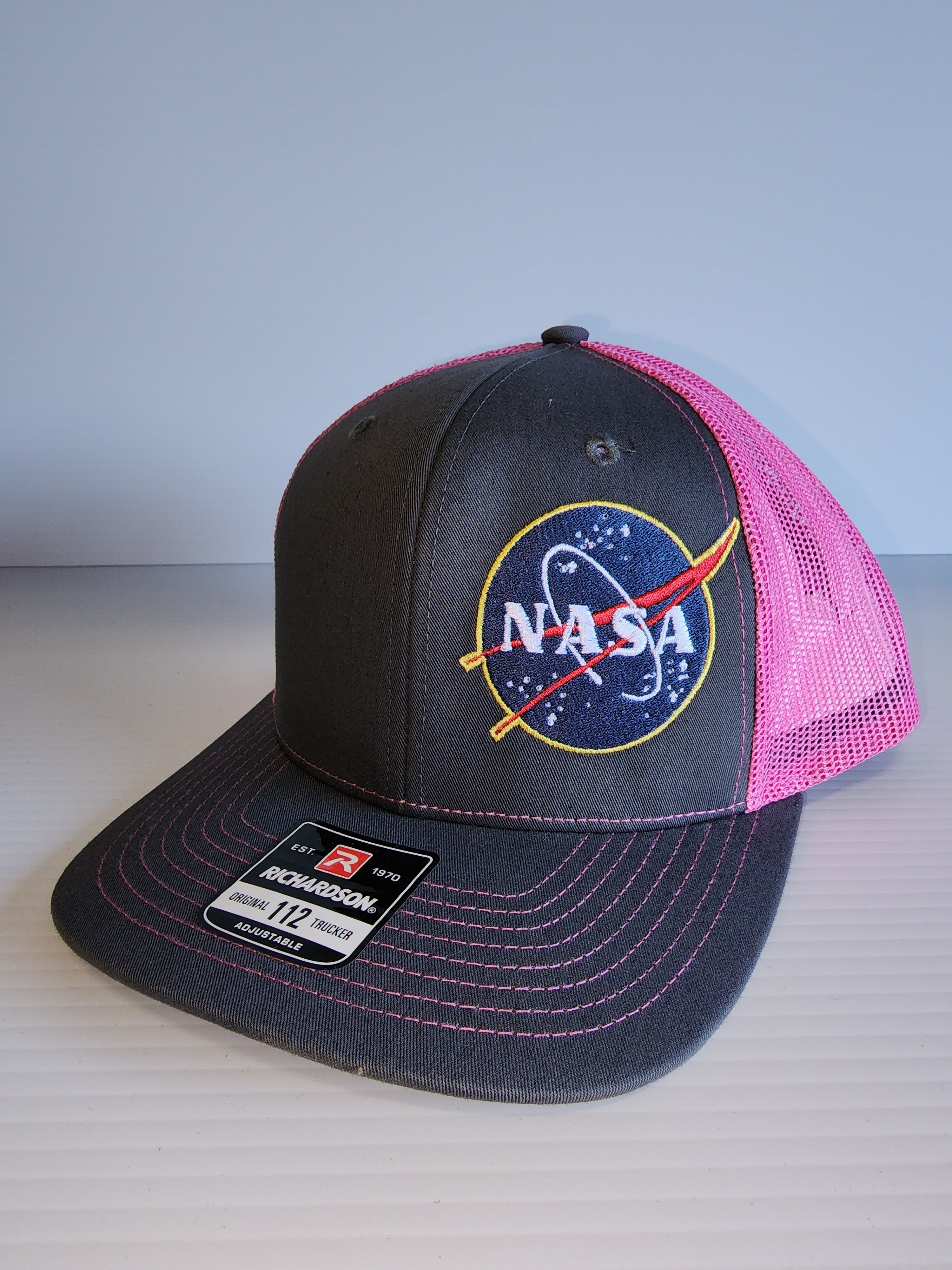 NASA Grey/Pink Trucker Cap