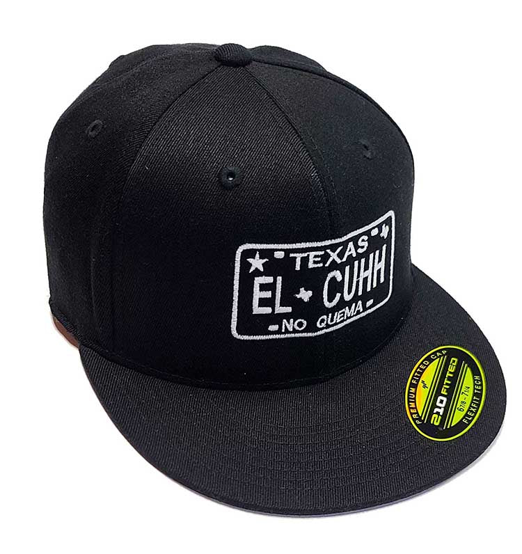 El Cuhh Flexfit 6210 semi fitted black  cap