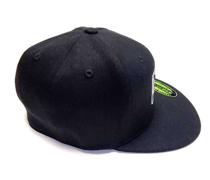 El Cuh Black Semi Fitted Semi fitted cap side view