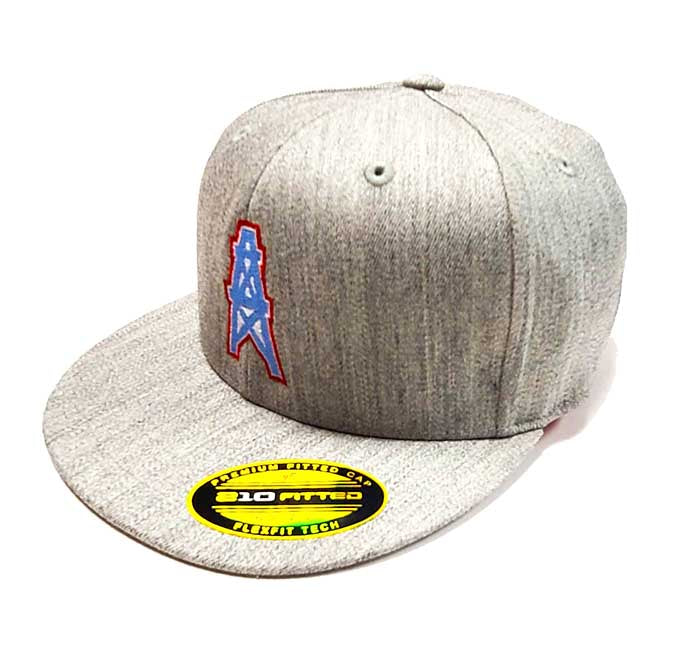 Houston Oilers Heather Grey Flexfit 6210 Semi Fitted Cap – Ugly Guppy