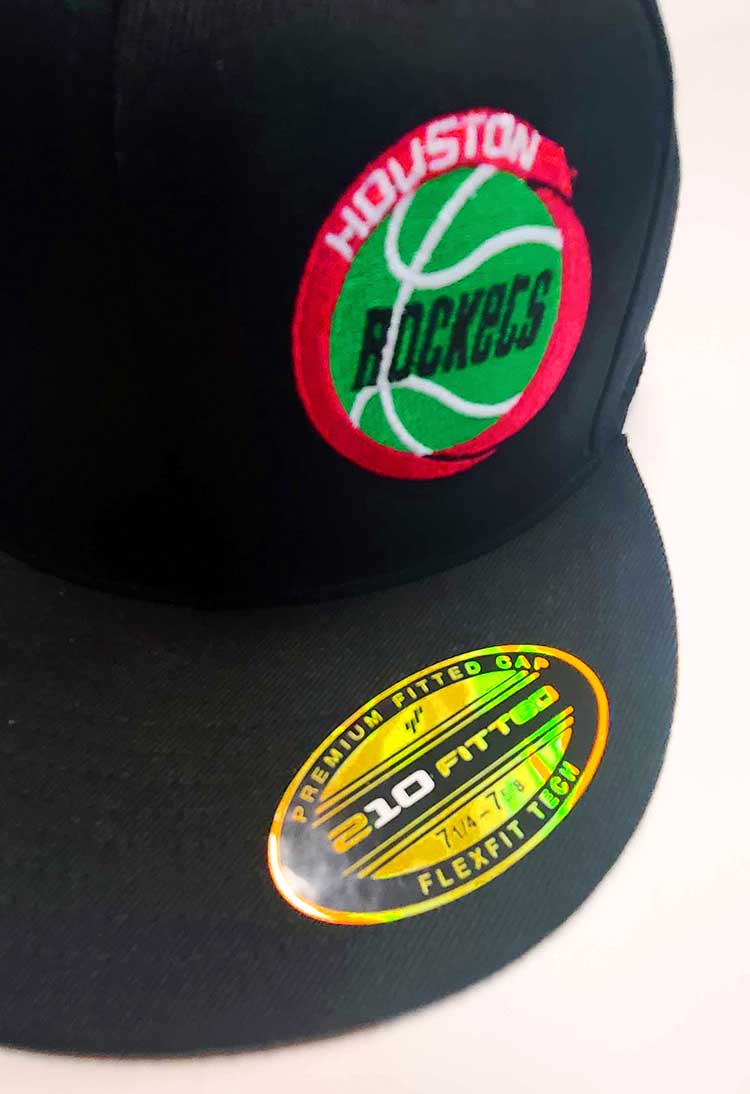 Houston Rockets Old School logo flexfit cap with mexican colors