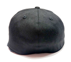 El Cuhh Black Flexfit cap back view